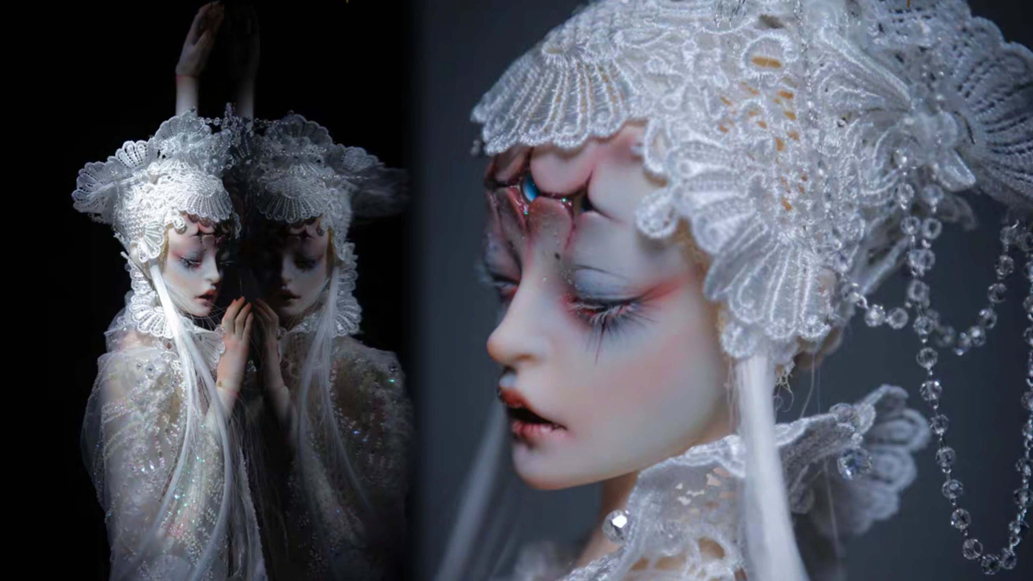 【BJD DOLL】Miracle Doll Mirror | 1/3 BJD 68cm Slender Gender-Neutral Body - Void Mirror Theme