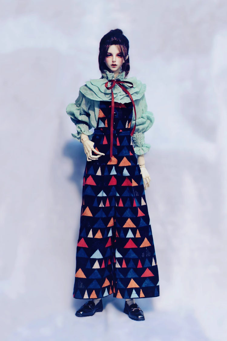 【BJD OUTFIT】SD17 BJD Outfit – Shirt & Wide-leg Pants