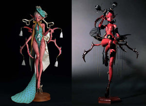 [1/4 'Mantis Maiden - Amber'] Encounter a Fantastical Symbiosis of Blade and Grace