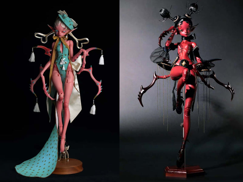 [1/4 'Mantis Maiden - Amber'] Encounter a Fantastical Symbiosis of Blade and Grace