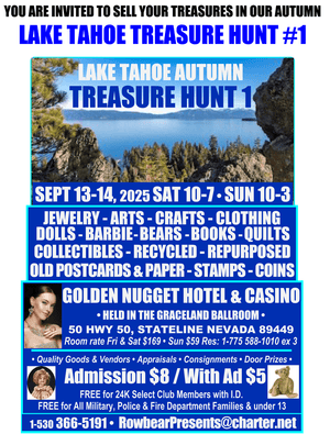 A Collector's Dream in Lake Tahoe: The Doll, Teddy Bear &amp; Collectible Treasure Hunt