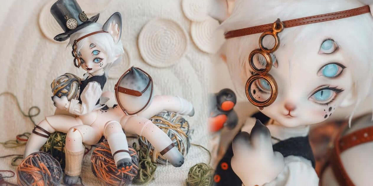 【1/6 'Zhu Mi'】The Steampunk Feline-Arachnid Sprite