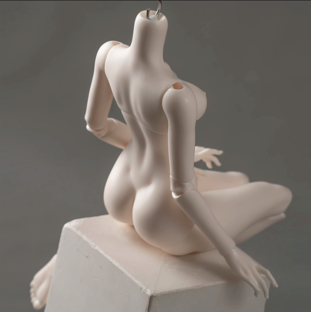 【BJD BODY】1/4 Girl Body BJD Doll Base with Hidden Peanut Joints
