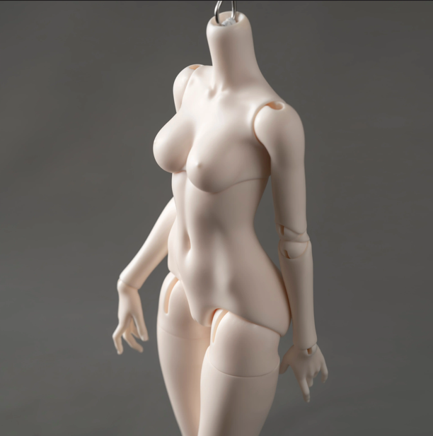 【BJD BODY】1/4 Girl Body BJD Doll Base with Hidden Peanut Joints