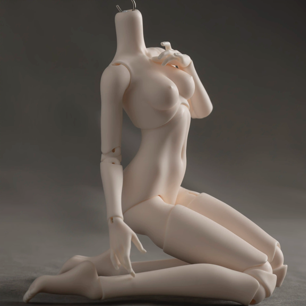 【BJD BODY】1/4 Girl Body BJD Doll Base with Hidden Peanut Joints
