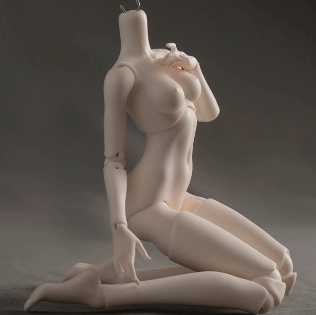 [BJD BODY] 1/4 Girl Body BJD Doll Base with Hidden Peanut Joints 珊瑚礁