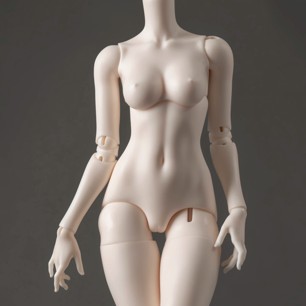 【BJD BODY】1/4 Girl Body BJD Doll Base with Hidden Peanut Joints