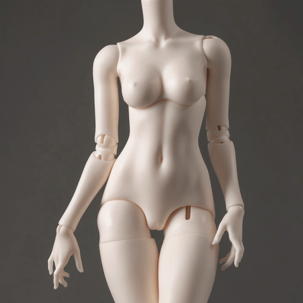 [BJD BODY] 1/4 Girl Body BJD Doll Base with Hidden Peanut Joints 珊瑚礁