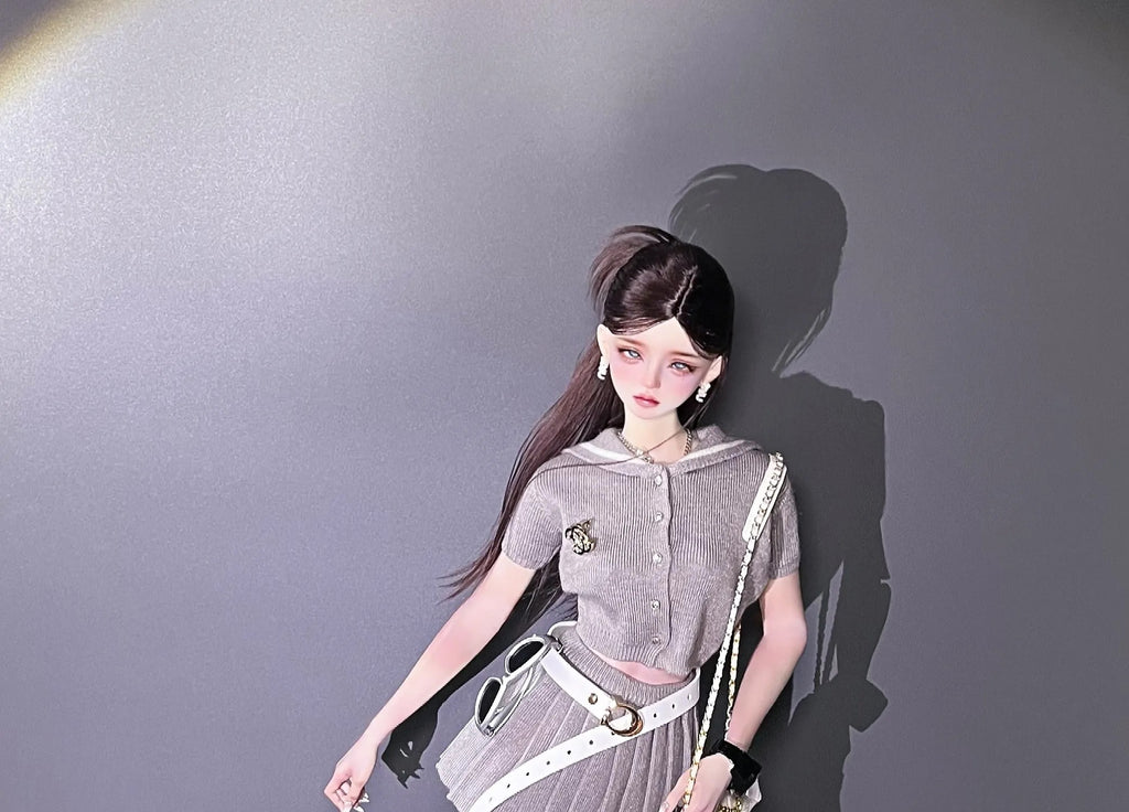 【BJD OUTFIT】1/3 BJD Sweater Two-Piece Set