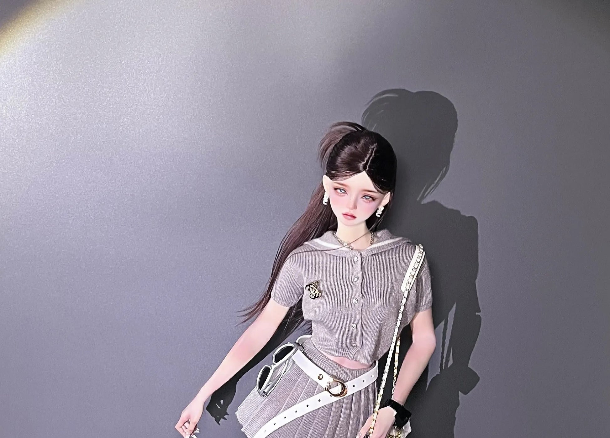 【BJD OUTFIT】1/3 BJD Sweater Two-Piece Set