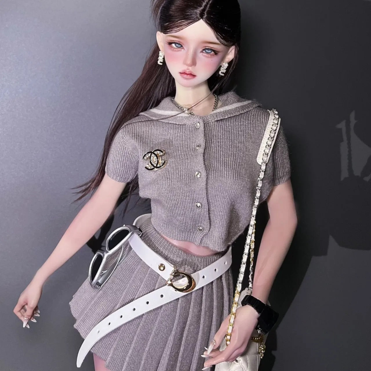 【BJD OUTFIT】1/3 BJD Sweater Two-Piece Set