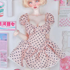 [BJD OUTFIT] 1/3 &1/4 Polka Dot Dress YuKibjd