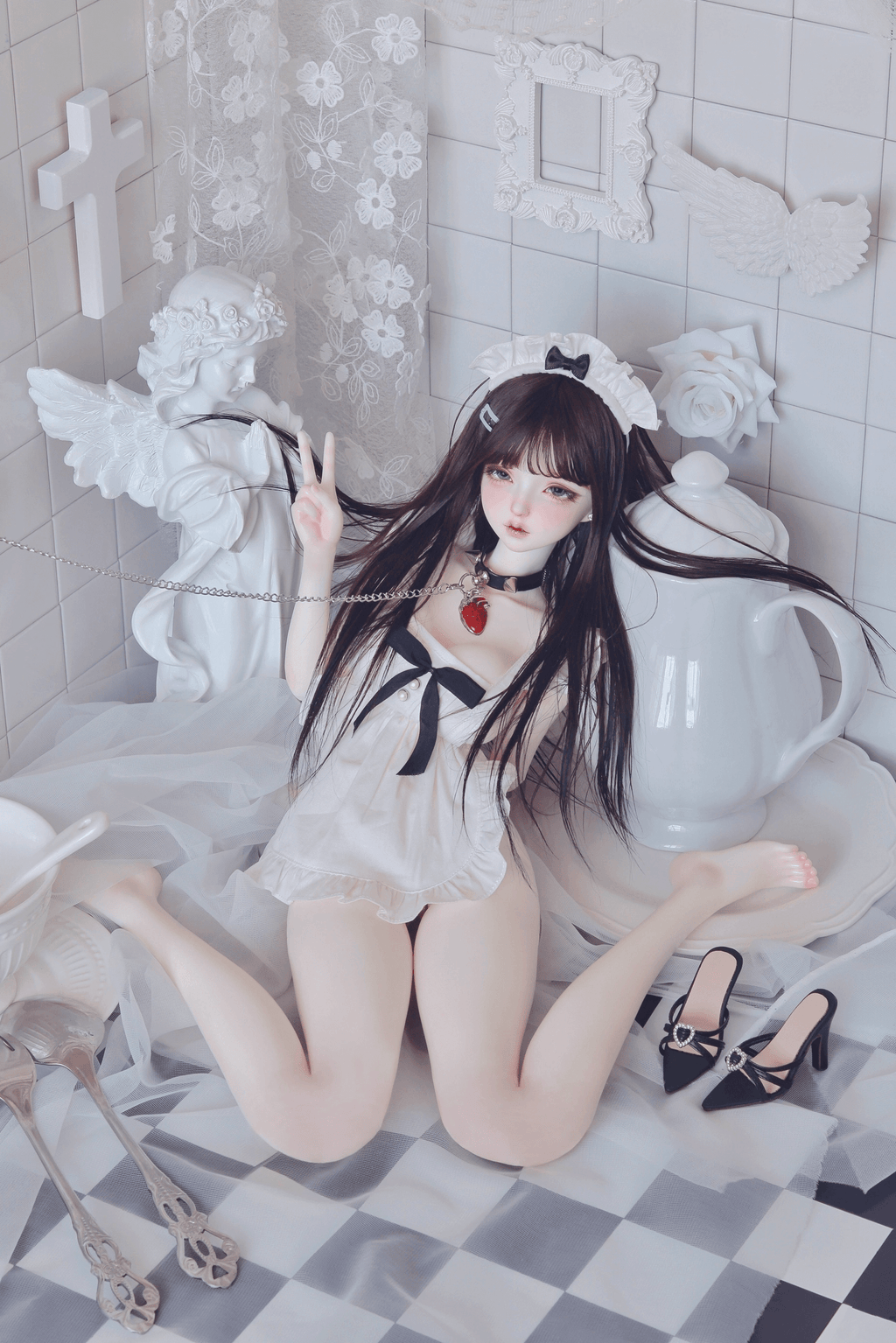 【BJD OUTFIT】1/3 BJD Regular Bust Apron Outfit