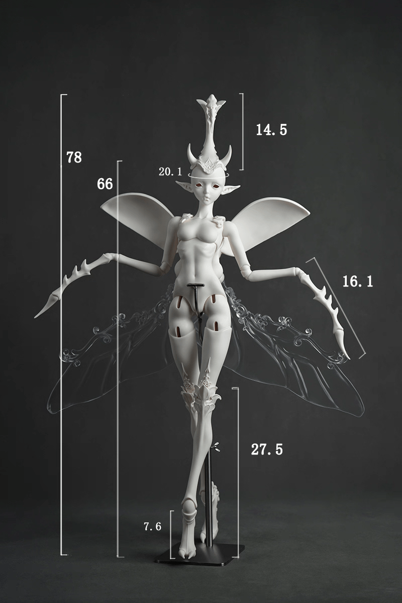 [BJD BODY]  1/3 61cm Female BJD – Rhinoceros Beetle “Jinsha” 珊瑚礁