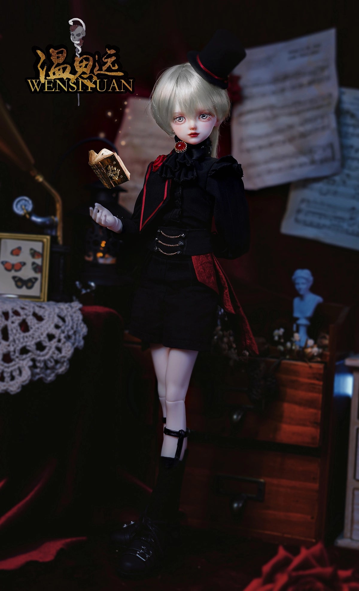 [Nude Head] 1/4 Size Kid Bjd Wen Siyuan
