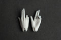 [BJD HAND] 1/4 Orca Body Male Hands 珊瑚礁