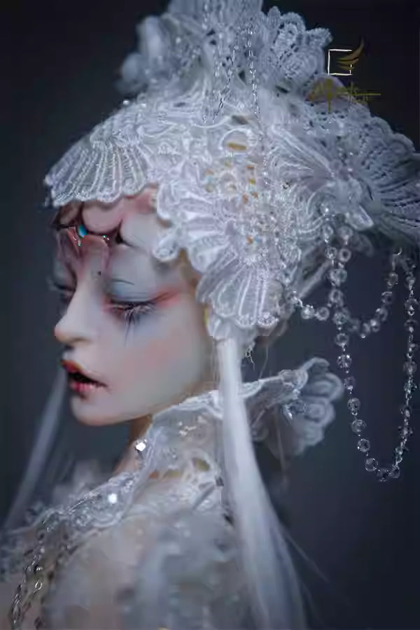 【BJD DOLL】1/3 68cm Body with Sleep Eyes and 5 Eye Sets "Mirror"