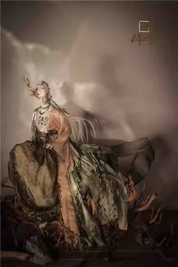 【BJD DOLL】1/3 SD 72cm Double-Jointed Doll - "Deer Willow" Mountain Deity