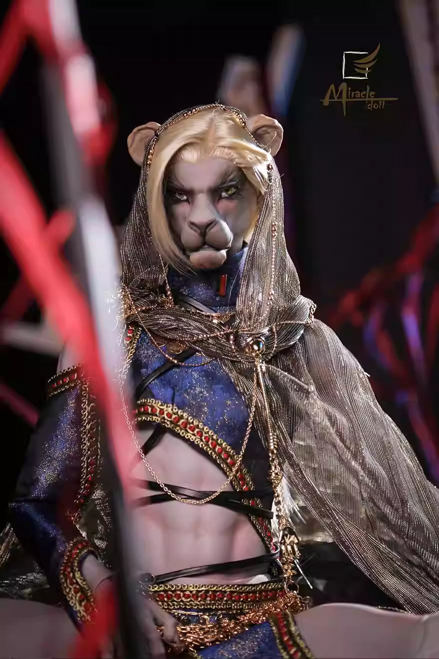 【BJD DOLL】1/3 SD 72cm Double-Jointed Uncle - Leonin Version/Feral Lion Version