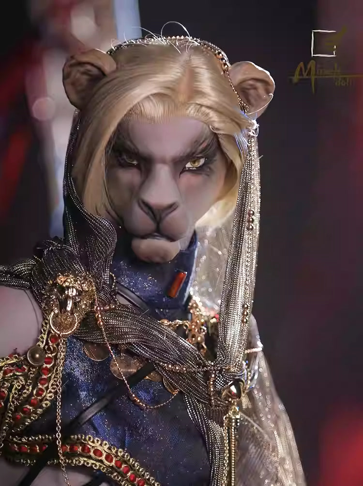 【BJD DOLL】1/3 SD 72cm Double-Jointed Uncle - Leonin Version/Feral Lion Version