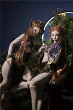 【BJD DOLL】1/4 Muscular Girl Lanchi complete doll set (human and beast versions)