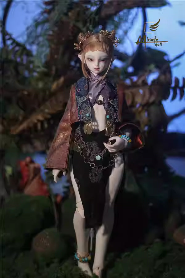 【BJD DOLL】1/4 Muscular Girl Lanchi complete doll set (human and beast versions)