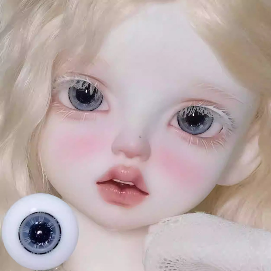 [BJD EYES] 1/3 & 1/4 & 1/6 Blue Flash Pattern Glass Eye Small Iris-JG29 极光