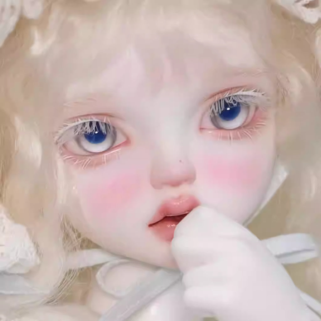 [BJD EYES] 1/3 & 1/4 & 1/6 Gray-blue glass eyeballs small iris-JG12 极光