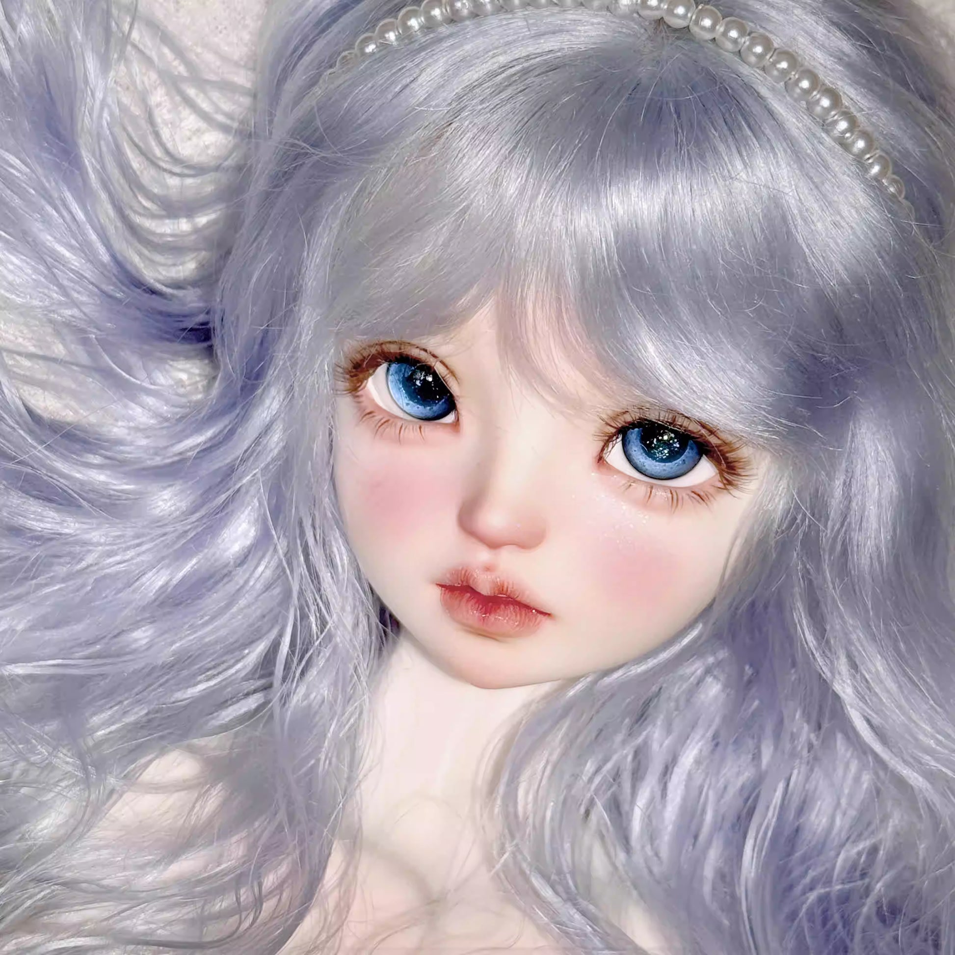 [BJD EYES] 1/3 & 1/4 & 1/6 blue flash eyeballs glass eyes-JG80 极光