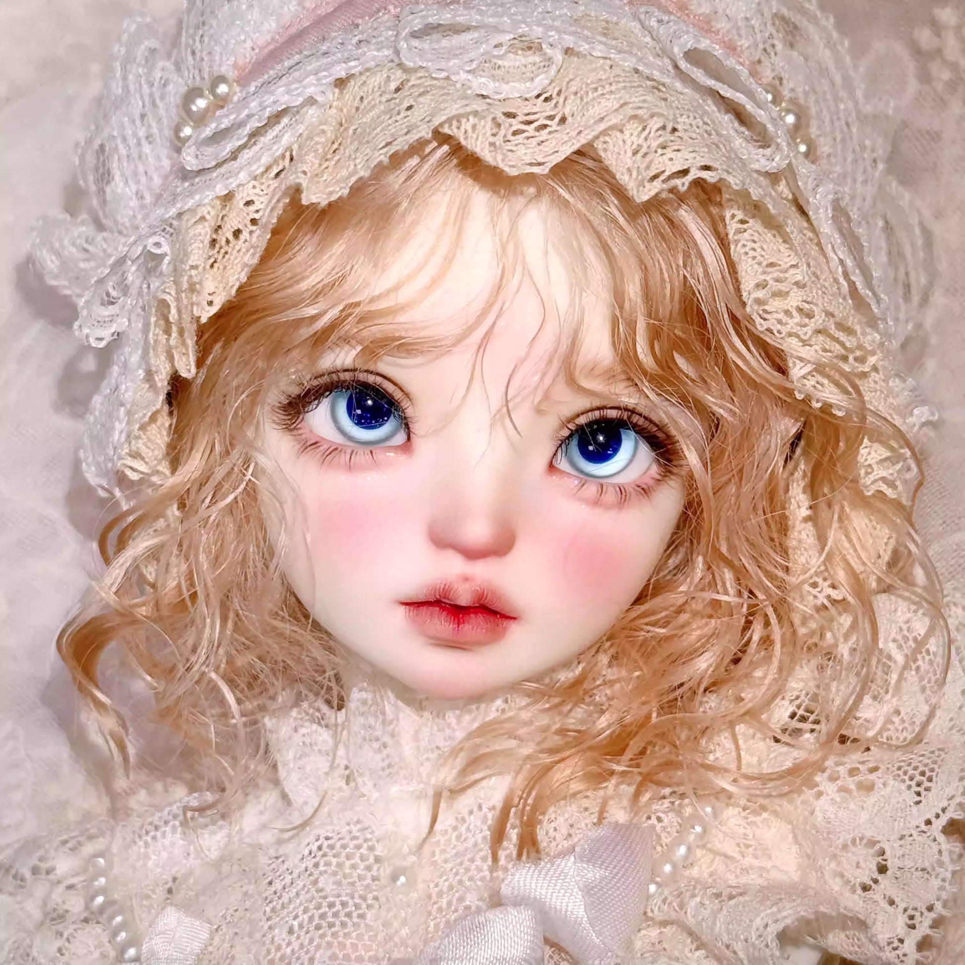 [BJD EYES] 1/3 & 1/4 & 1/6 blue flash eyeballs glass eyes-JG85 极光