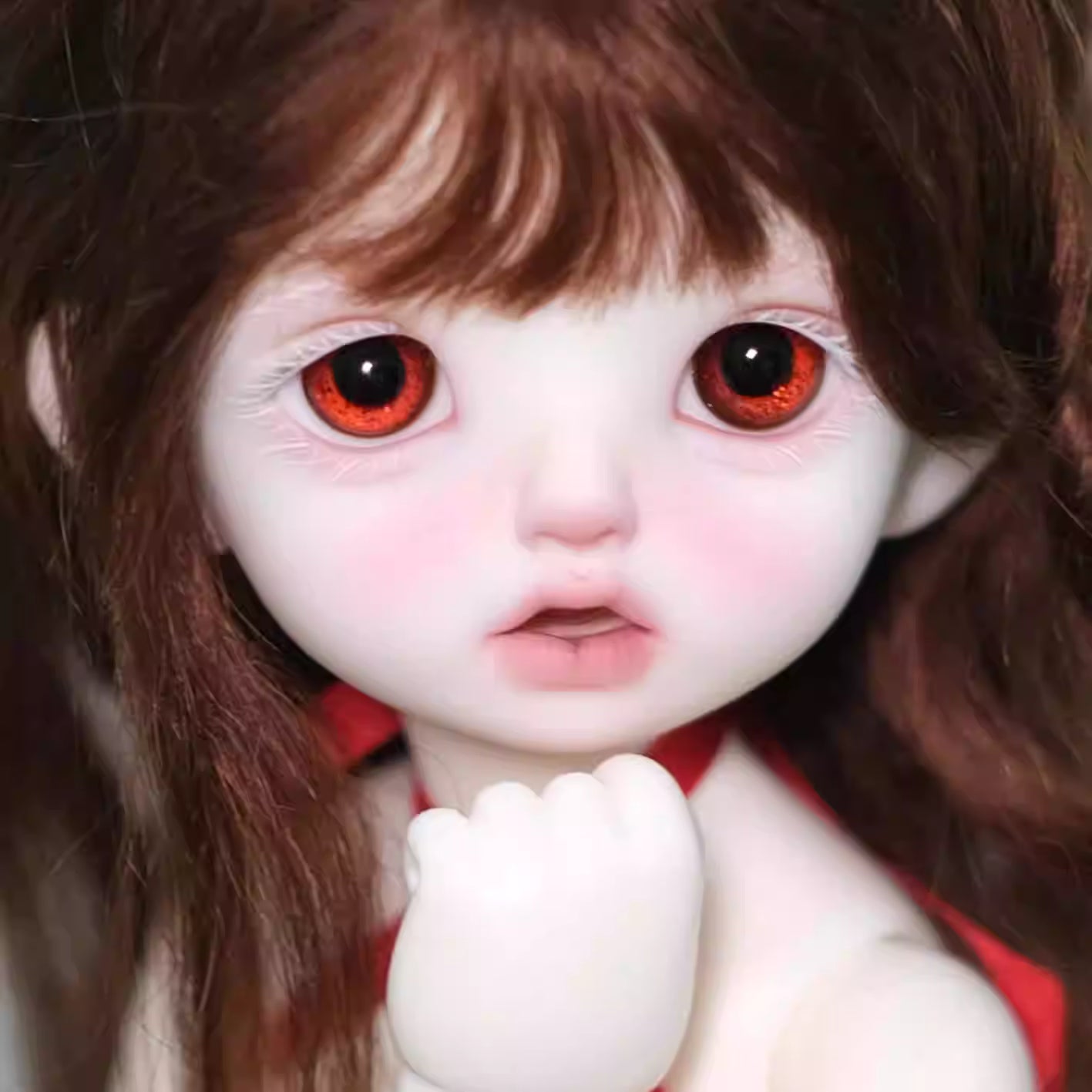 [BJD EYES] 1/3 & 1/4 & 1/6 glass eyes red glass eyes small iris -JG17 极光