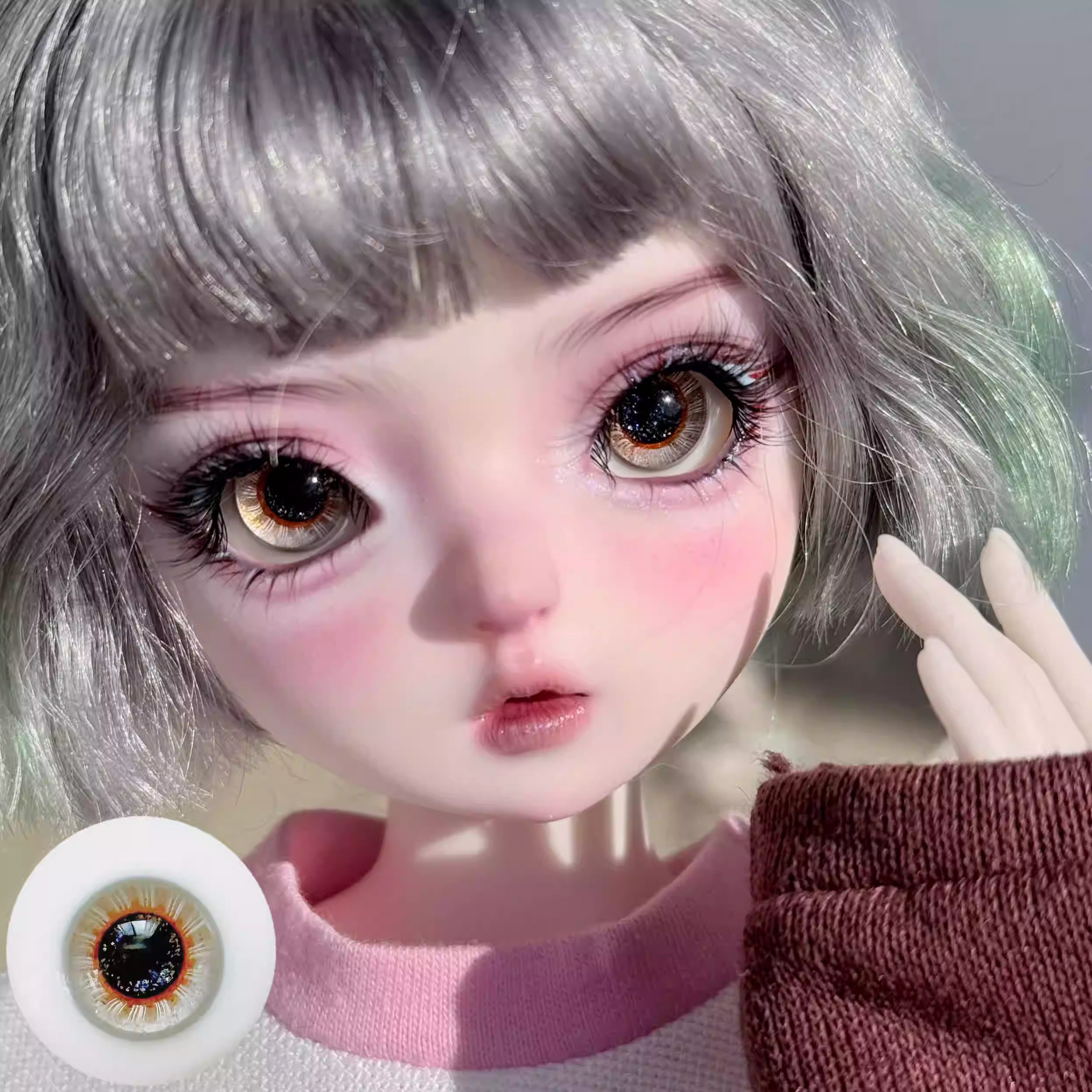 [BJD EYES] 1/3 & 1/4 & 1/6  real-life style eyeballs glass eyes-JG56 极光