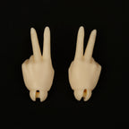 [BJD Hand] | 1/4 Kawaii V-Sign Hands | PARTS YuKibjd