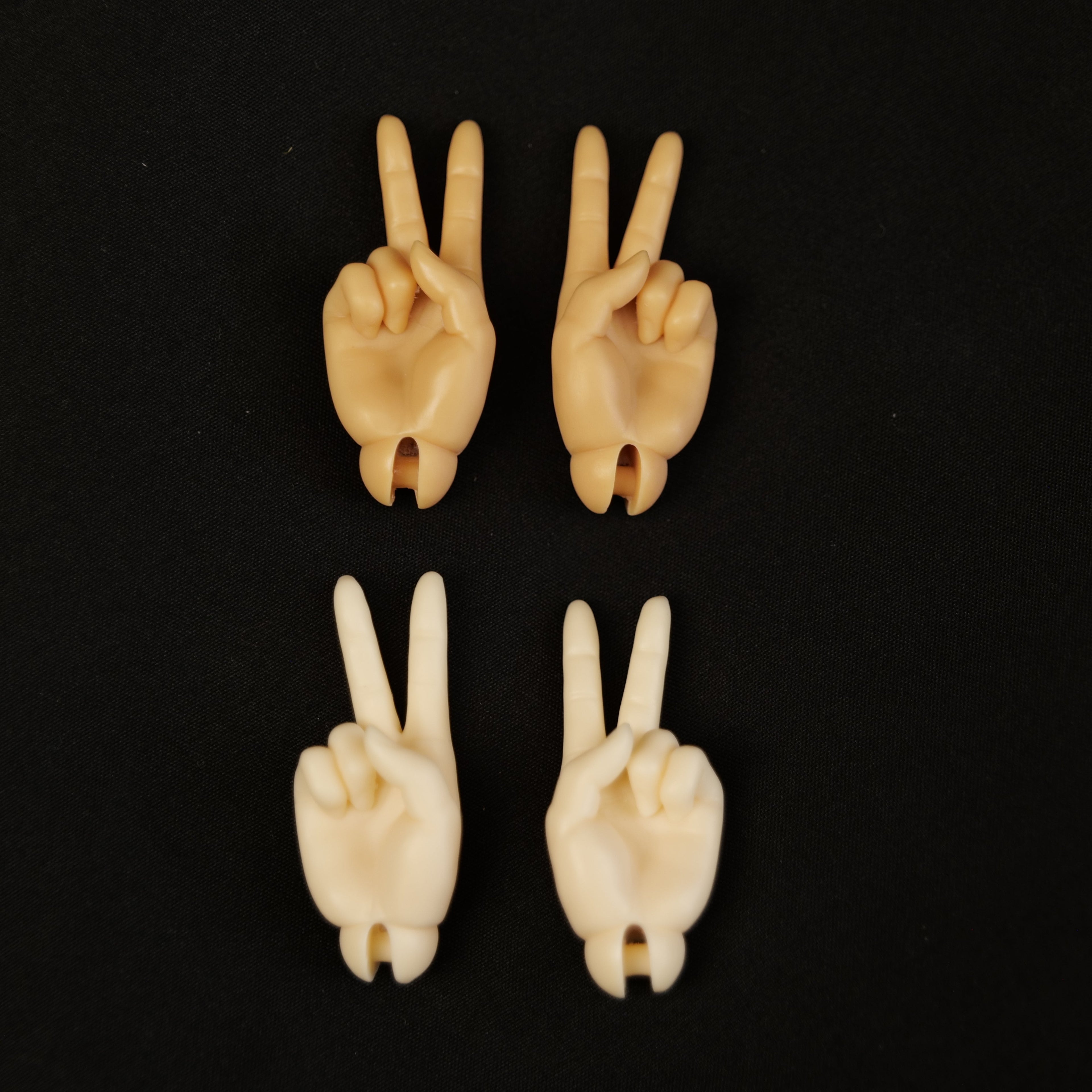 [BJD Hand] | 1/4 Kawaii V-Sign Hands | PARTS YuKibjd