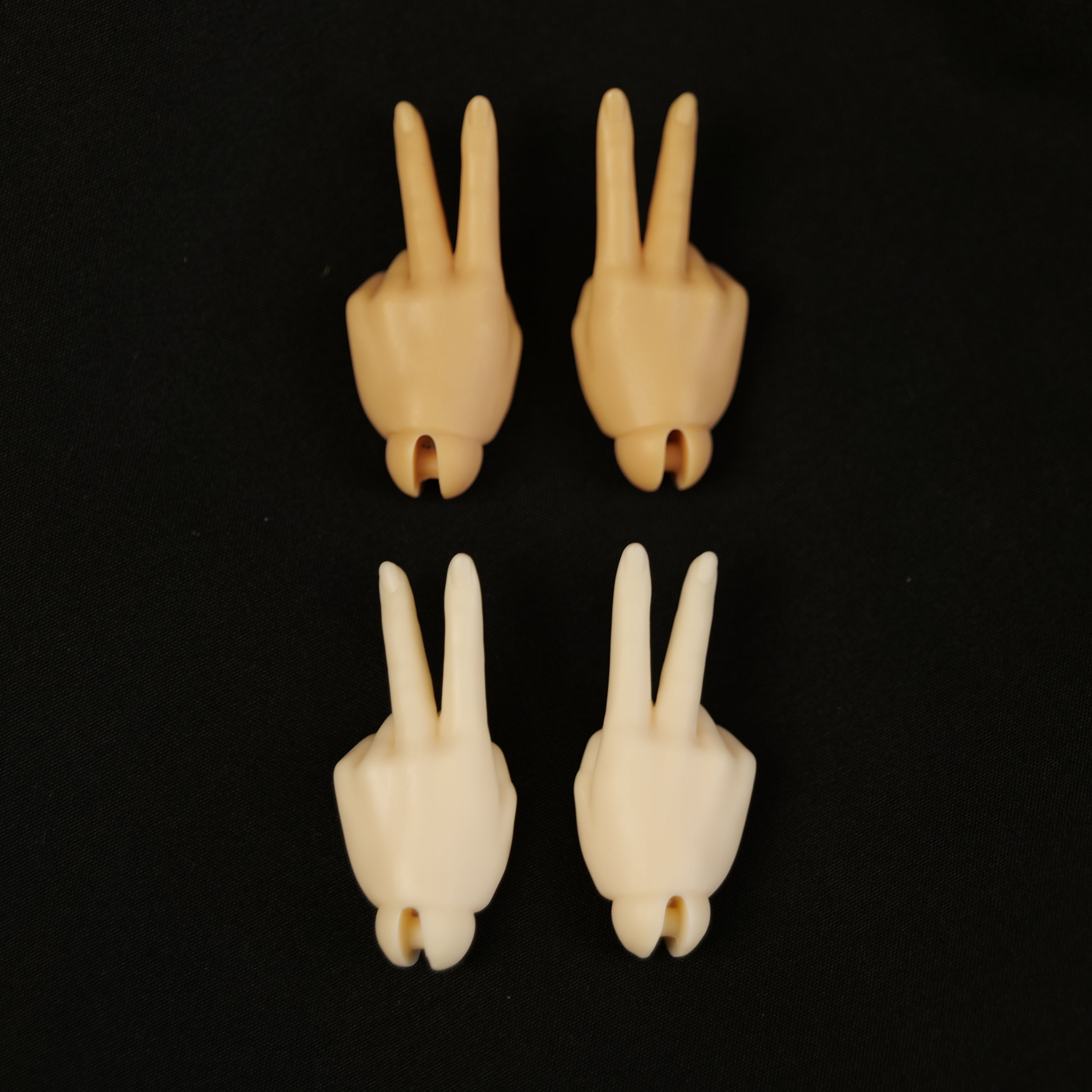 [BJD Hand] | 1/4 Kawaii V-Sign Hands | PARTS YuKibjd