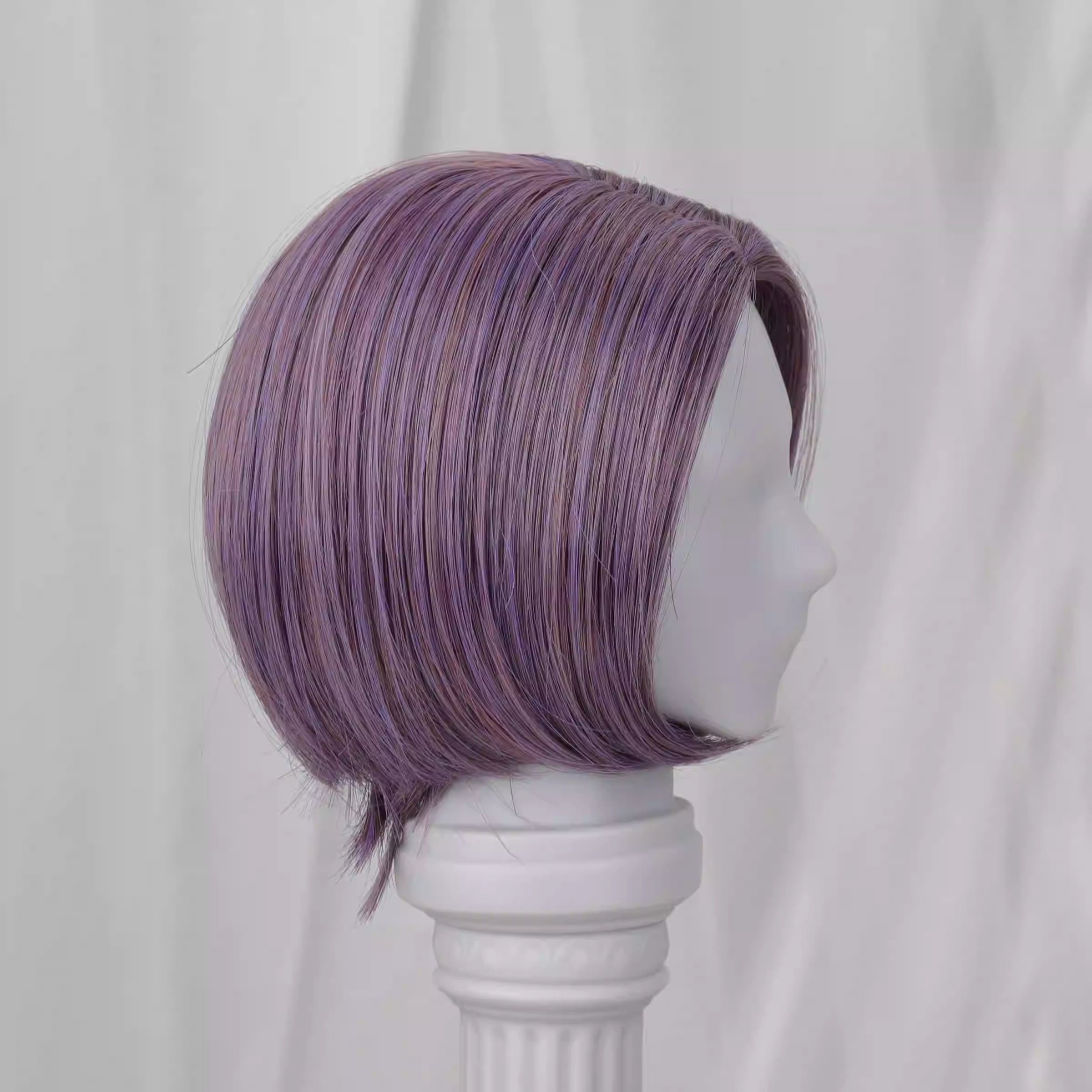 【BJD Wig】1/3 & 1/4 Qi Yu's short hair was slightly side-parted and her hands were modified into a rough and frizzy style