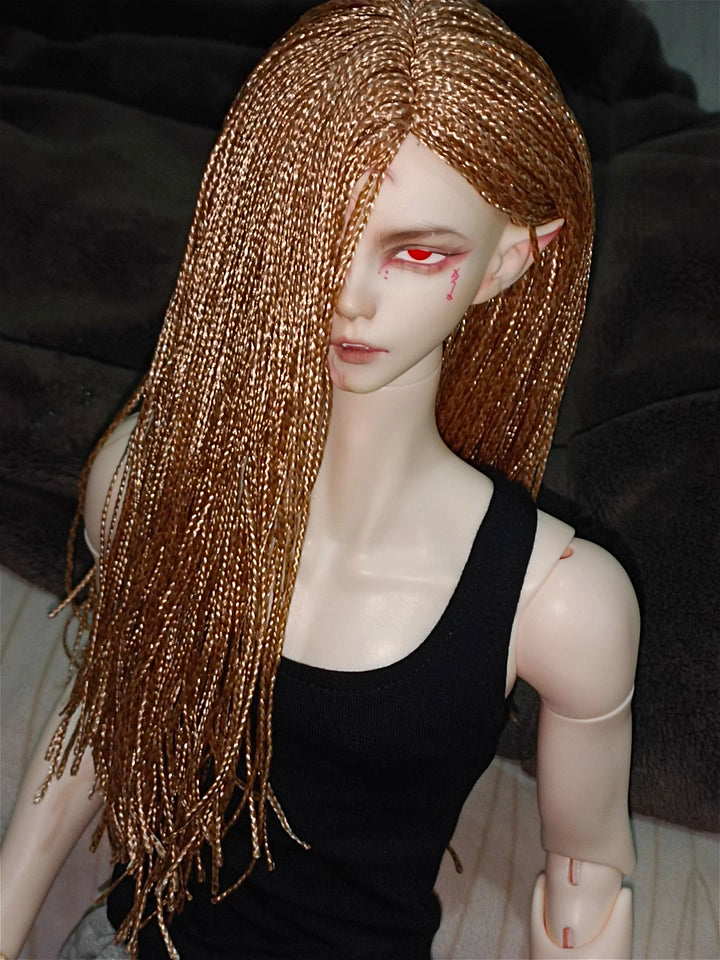 【BJD Wig】1/4 Five-colored side-parted dreadlocks-YuKibjd