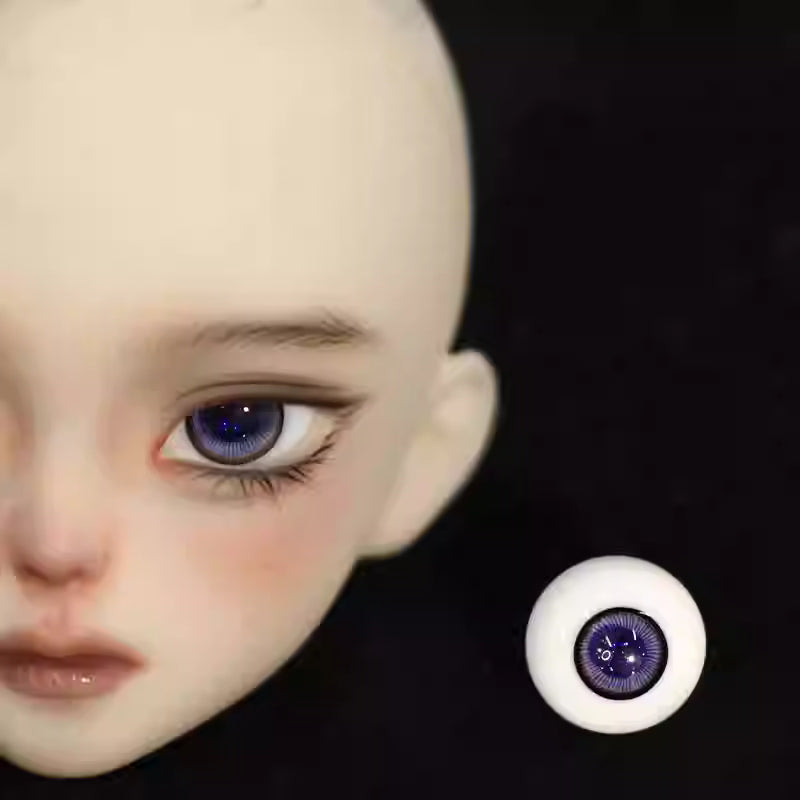 【Bjd eyes】14mm Glass Eyes (Purple Starry Sky 14-7) | Pre-order |