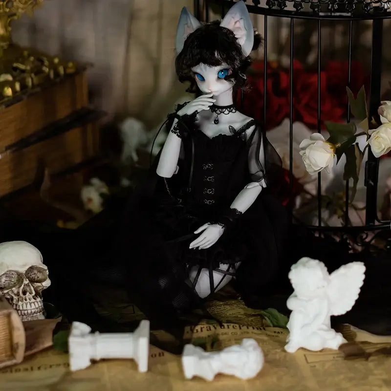 [Display] 1/4 Kid Girl Bjd Doll --- Cat Willow - YuKibjd