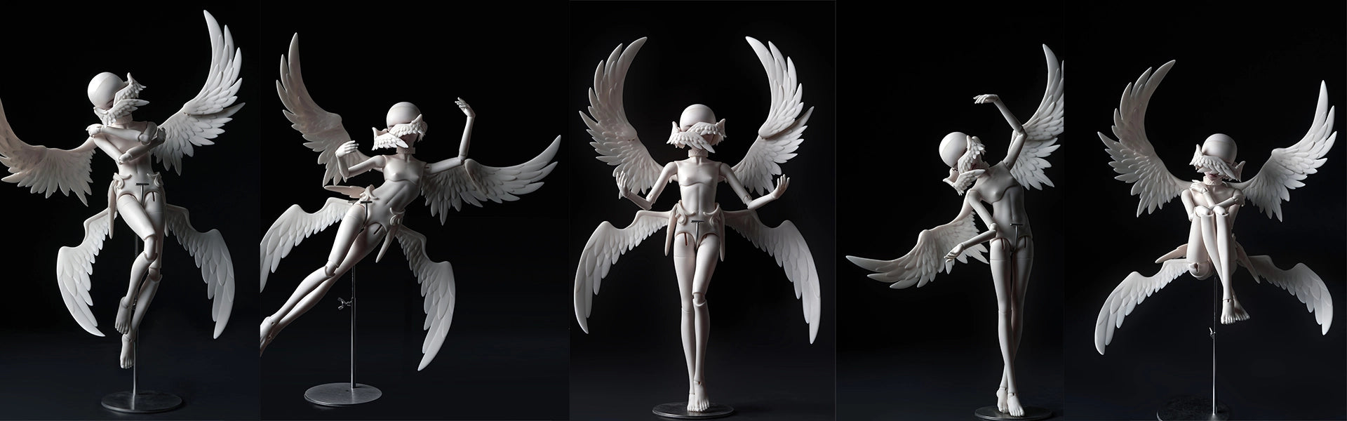[Display] BJD Angel Wings for 1/6 1/4 1/3 Size Doll - YuKibjd