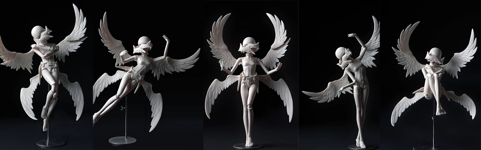[Display] BJD Angel Wings for 1/6 1/4 1/3 Size Doll - YuKibjd