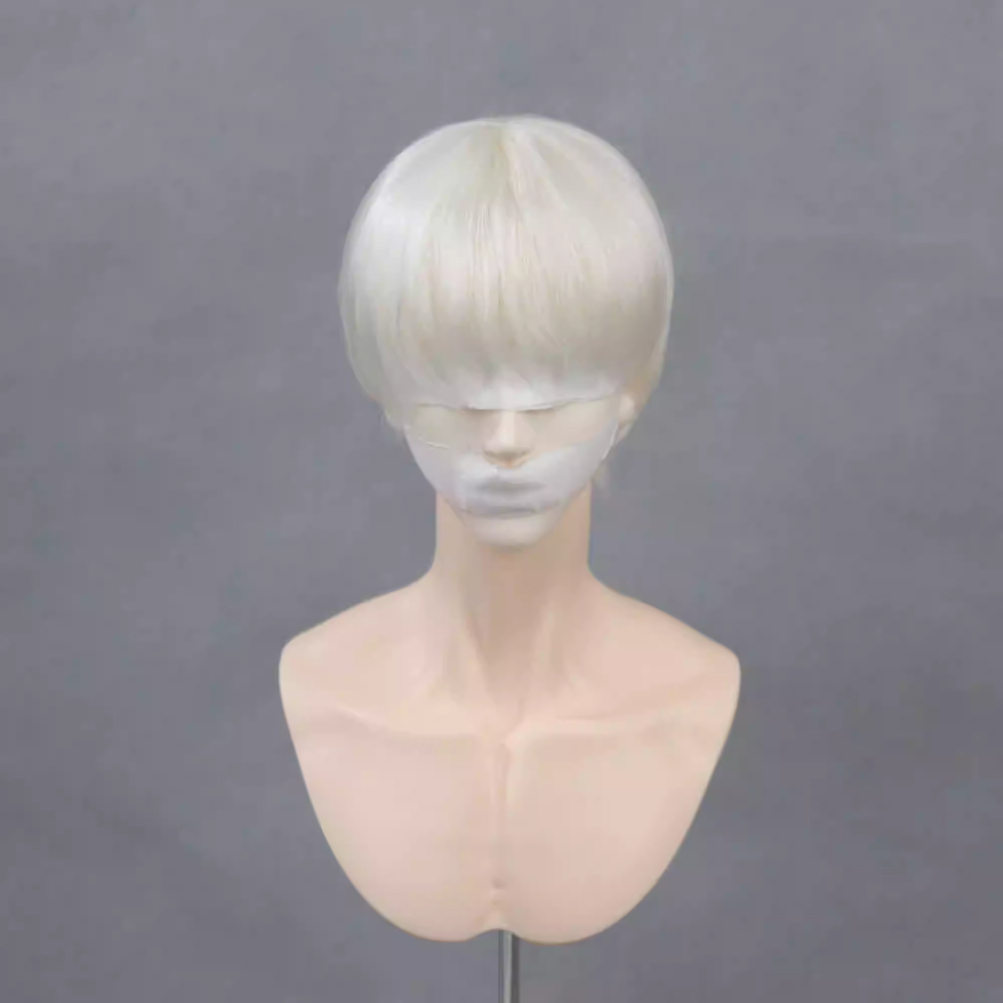 【BJD Wig】1/3 & 1/4 & 1/6 Mohair round head with a youthful look for boys/girls with a Bob hairstyle
