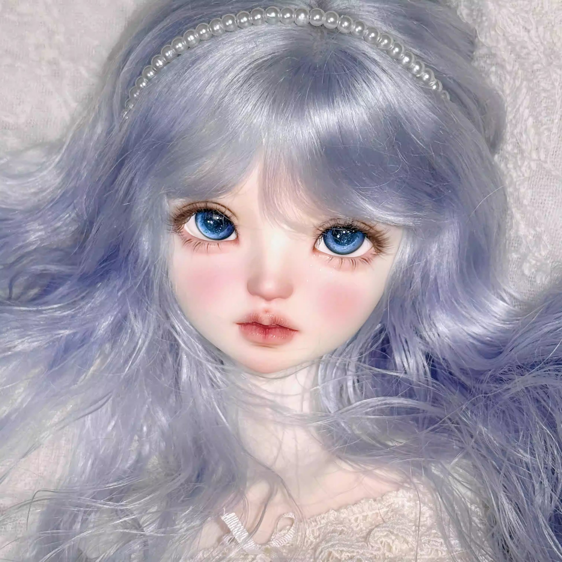 [BJD EYES] 1/3 & 1/4 & 1/6 blue flash eyeballs glass eyes-JG80 极光