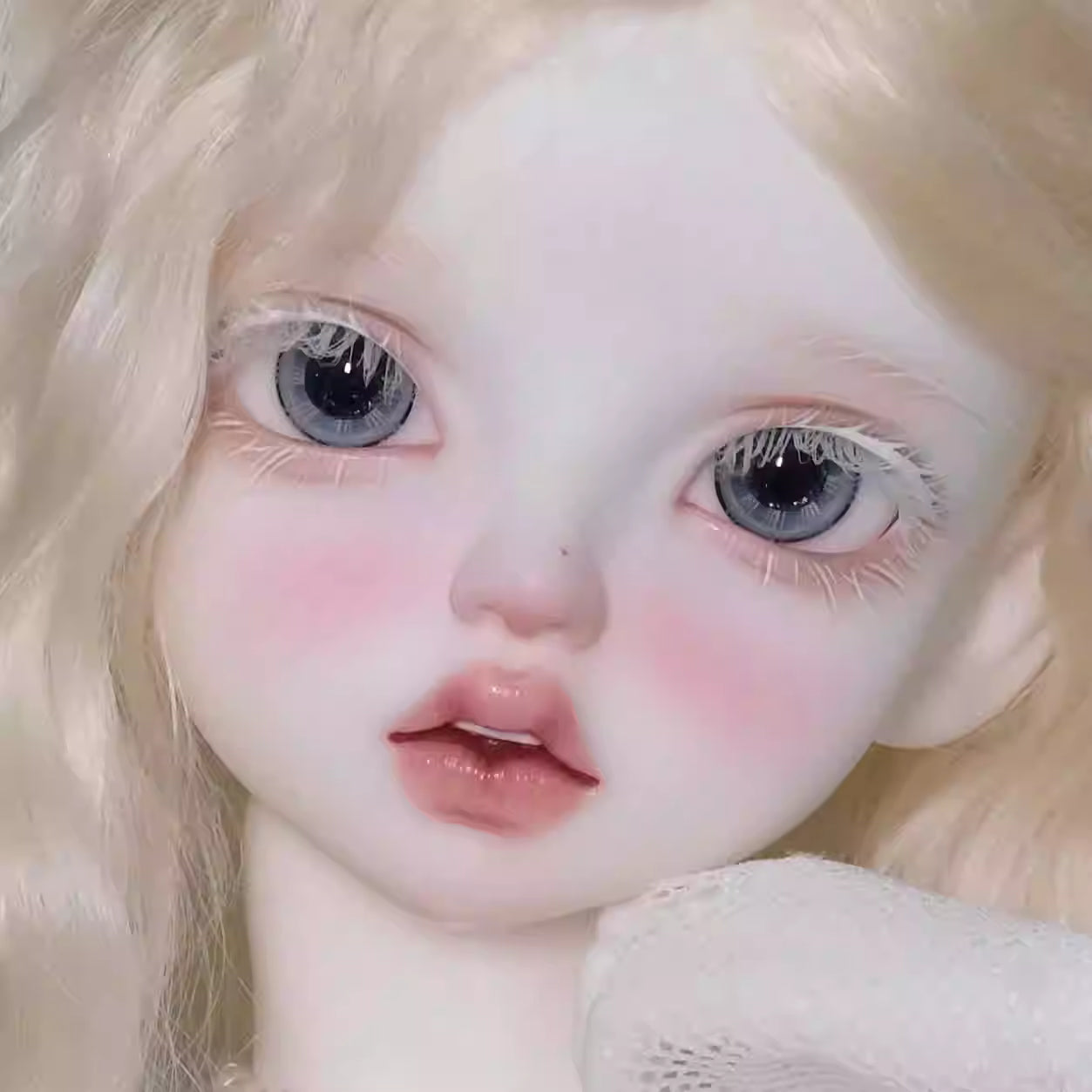 [BJD EYES] 1/3 & 1/4 & 1/6 Blue Flash Pattern Glass Eye Small Iris-JG29 极光