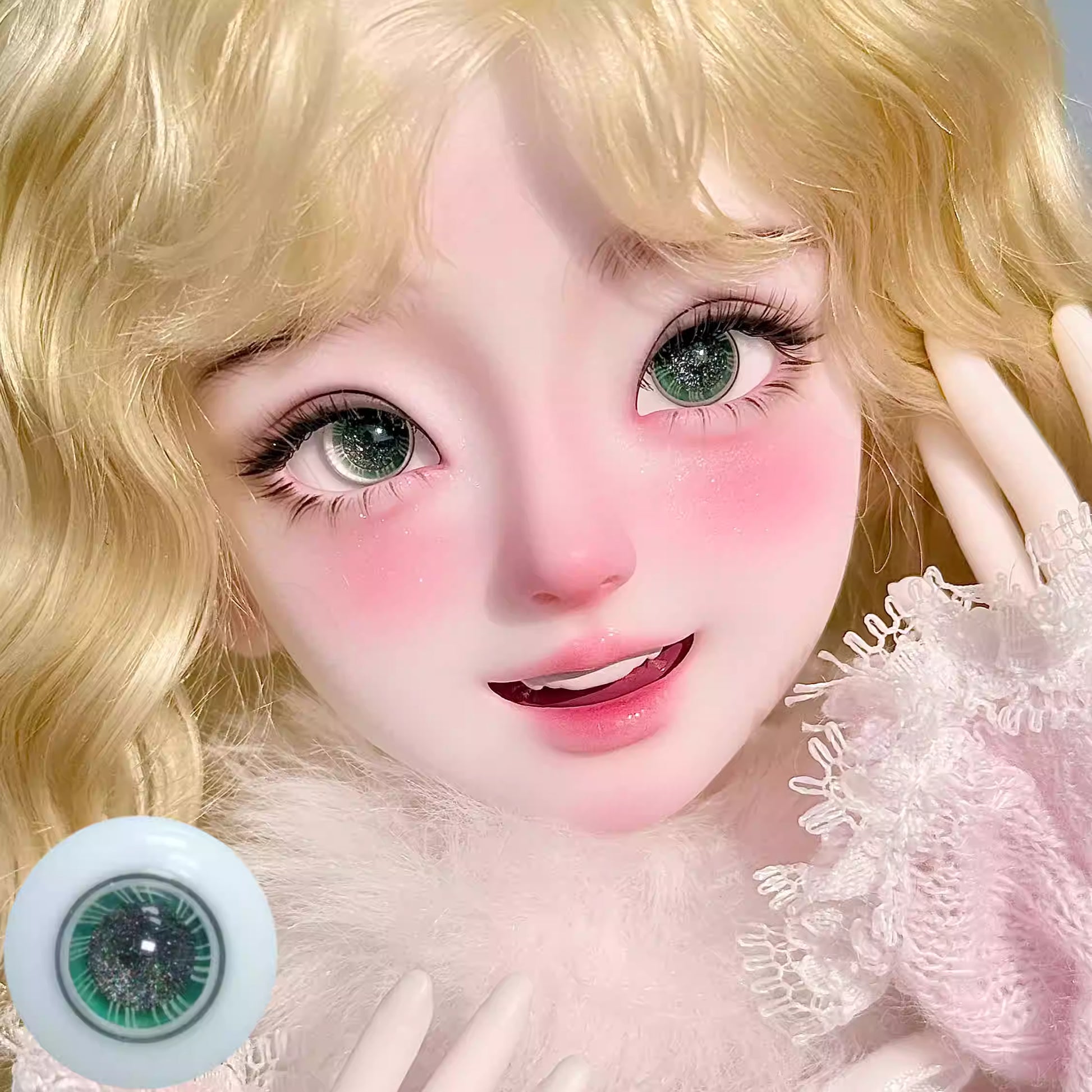 [BJD EYES] 1/3 & 1/4 & 1/6  soo mermaid eyeballs glass eyes 18mm-JG52 极光