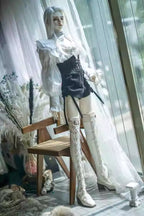 [BJD OUTFIT] 1/3 & 1/4 Retro European Style Detailed Shirt 墨夏社MOCHA