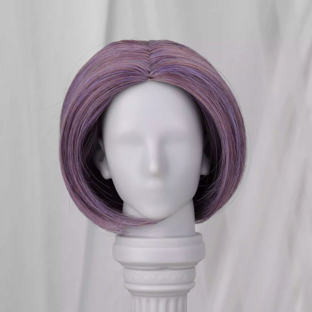 【BJD Wig】1/3 & 1/4 Qi Yu's short hair was slightly side-parted and her hands were modified into a rough and frizzy style