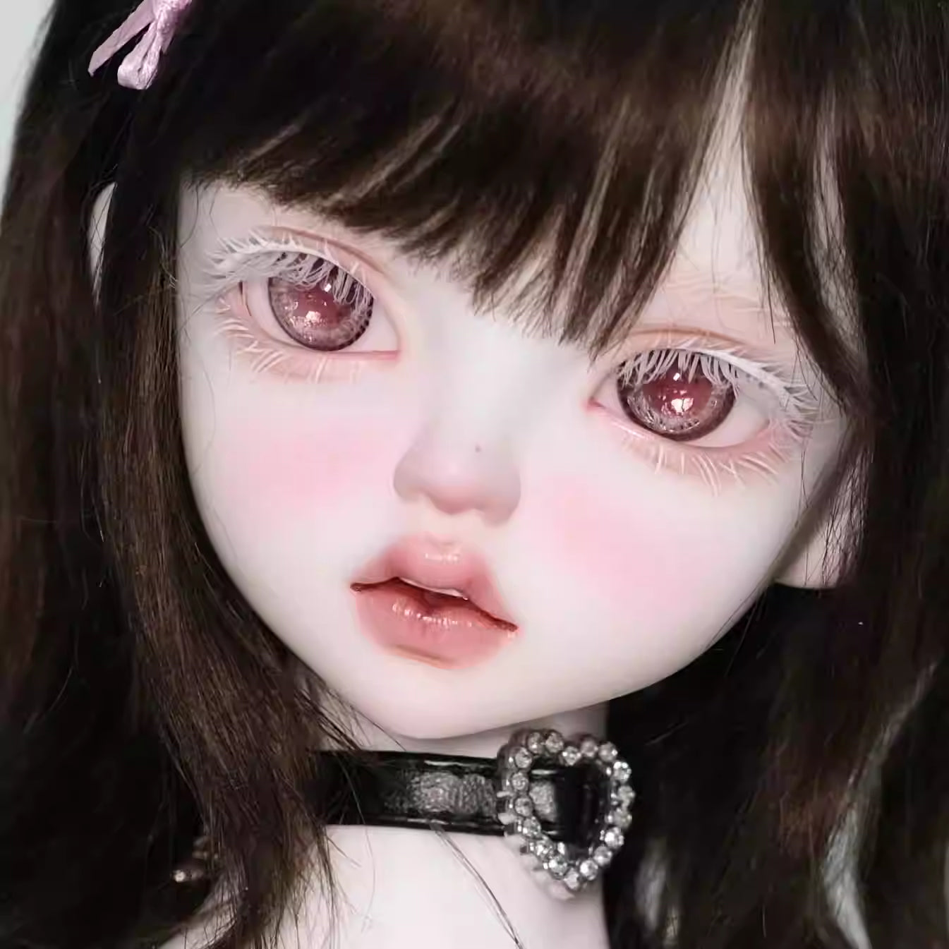 [BJD EYES] 1/3 & 1/4 & 1/6 Silver Foil Red Pupil Glass Eyes Baby Eyes Small Iris-JG25 极光