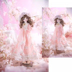 [BJD OUTFIT] 1/6 & 1/4 Dreamy Pink Lolita Sleepwear Set 一只小冯总