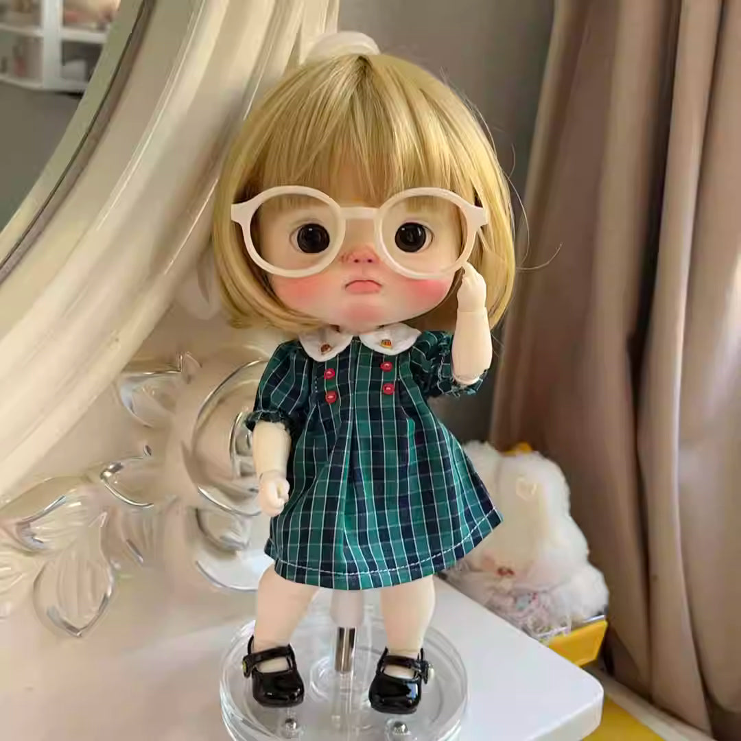 【BJD Wig】Big Head Dot Girl Milk Thread Bobo-YuKibjd